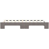  Dnevni krevet na razvlačenje smeđesivi 80 x 200 cm od tkanine | shoptok.hr