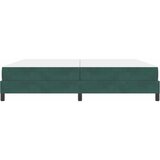  Krevet s opruga kutije Tamnozelena 200 x 200 cm tkanina | shoptok.hr
