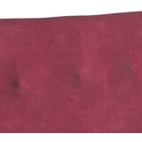  Chesterfield klupa Vinska crvena 112 x 65,5 x 75 cm Baršun | shoptok.hr