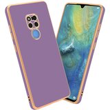 Huaweijem v sijajnem vijoličnem - zlatem - zaščitnem pokrovu, narejen iz fleksibilnega silikona TPU in z zaščito pred kamero, (20603833) | Shoptok.si