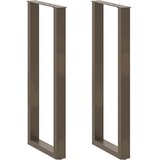  Noge za barski stol U-oblik 2 kom Prirodni čelik 50 x (110-111) cm Čelik | shoptok.hr