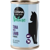  Varčno pakiranje Cosma Nature 12 x 140 g - Tuna & jagnjetina | shoptok.hr