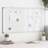 vidaXL Magnetna tabla 100x50x1,7 cm aluminij | Shoptok.si