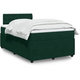 Box spring krevet s madracem tamnozeleni 120x200 cm baršunasti Cijene