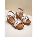 Resti Women's wedge sandals with rhinestones and glitter Eclat | shoptok.hr