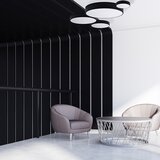  plafonsko svetlo sa senzorom cleo 2xE27/24W/230V, prečnik 30 cm, crno | Eponuda.com
