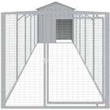  Kućica za pse s krovom svjetlosiva 117 x 609 x 123 cm čelična | shoptok.hr