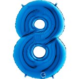  balon broj 8 plavi sa helijumom Cene