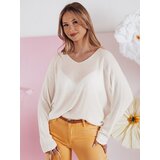 DStreet Sweter damskie one size oversize NORVAN ecru Cene