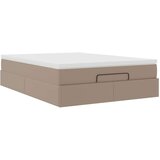  Otomanski krevet s madracem cappuccina 140x190cm umjetna koža | shoptok.hr