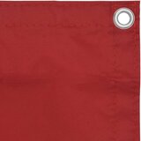 Balkonski zastor crveni 90 x 300 cm od tkanine Oxford | shoptok.hr