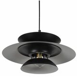 Viseći luster na sajli BERIT 1xE27/20W/230V, crna | Eponuda.com