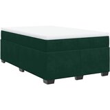  Krevet box spring s madracem tamnozeleni 120x190 cm baršunasti | shoptok.hr