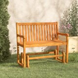 vidaXL vrtna gugalna klop 110 cm trden akacijev les | Shoptok.si