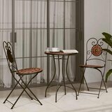 Bistro set s mozaikom boja cigle od željeza i keramike | shoptok.hr