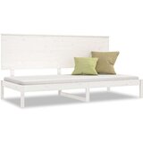  Dnevna postelja bela 90x200 cm trdna borovina, (20727156) | Shoptok.si
