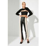 Trendyol Black Color Block Slit Trousers Cijene