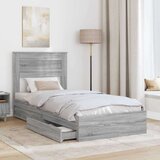  Okvir za krevet Siva Sonoma 90 x 200 cm Konstruirano drvo | shoptok.hr