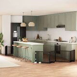  Vrata za pse s vratašcima 12 panela sklopiva 960 cm drvo topole | shoptok.hr