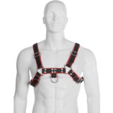 LEATHER BODY CHAIN HARNESS III BLACK / RED | shoptok.hr