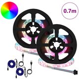  LED traka S LED lampica 4 pcs Crna i prozirna 35 x 0 8 x 0 3 cm | shoptok.hr