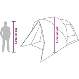  Šotor z dome s streho s shranjevanjem Zelena 500 x 314 x 206 cm, (5000136963) | Shoptok.si