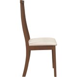  Jedilni stoli z blazinami 2 kosa Brown Solid Wood Rubber | Shoptok.si