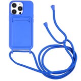 INORCO Zaščitna torbica za iPhone 13 Pro 6,1-palčni tekoči silikonski ovitek za telefon proti padcu z režo za kartico, trak, (22034484) Cene