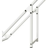  Stalak za drva bijeli 100x25x100 cm Hladno valjani čelik | Eponuda.ba