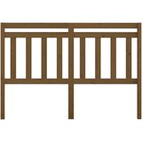  Uzglavlje za krevet boja meda 146 x 4 x 100 cm masivna borovina | shoptok.hr