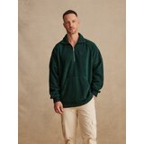 DAN FOX APPAREL Majica 'Leopold' temno zelena | Shoptok.si