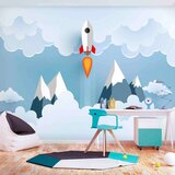  Samoljepljiva foto tapeta - Rocket in the Clouds 245x175 Cijene