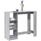 vidaXL Barski stol s policom boja hrasta sonome 124x46x103,5 cm drveni | shoptok.hr