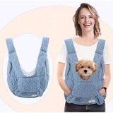 INF Dvojni nahrbtnik za hišne ljubljenčke - lahek poliester (psi, mačke) Blue, (5000215033) | Shoptok.si