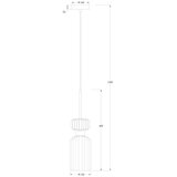  Visilica na sajli MOLLY 1xE14/40W/230V, prečnik 12 cm, zlatna/ružičasta/plava | Eponuda.com
