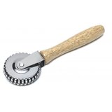 Eva Dvojno kolesce za zapiranje testa 23,5x7cm / inox, les, (5000200186) Cene