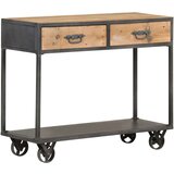  Konzolni stol 90 x 35 x 74 cm od masivnog obnovljenog drva | shoptok.hr