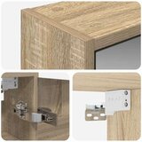  Kopalniška ogledalna omara Sonoma hrast 43 x 16 x 62.5 cm, (5000232817) | Shoptok.si