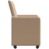  Blagovačke stolice s kotačima s kotačima 2 pcs Boja cappuccina | shoptok.hr