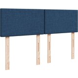 vidaXL Box spring postelja z vzmetnico modra 140x200 cm blago, (21304950) | Shoptok.si