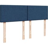 vidaXL Krevet s oprugama i madracem plavi 140x200 cm od tkanine | shoptok.hr