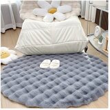Mila Home Svetlo siva pralna okrogla preproga ø 100 cm Bubble Grey – | Shoptok.si