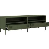vidaXL TV ormarić maslinastozeleni 135 x 39 x 43,5 cm čelični | shoptok.hr