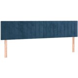  S oprugama i madracem tamnoplavi 200x200 cm baršunasti | shoptok.hr