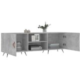 TV ormarić boja betona 150x30x50 cm od konstruiranog drva | shoptok.hr