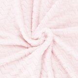  Deka od poliester 160 x 200 cm - Puderasto ružičasta | shoptok.hr