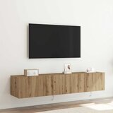TV zidni ormar Zidne 2 pcs Umjetnički hrast 80 x 35 x 31 cm | Eponuda.com