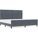  Tamnosivi Velvet Krevet 200x200 cm | shoptok.hr