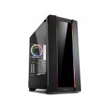 Sharkoon Igralno ohišje ELITE SHARK CA200G RGB fullATX okno črno | Shoptok.si