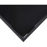  Vrtni barski stol crni 60 x 60 x 110 cm od kaljenog stakla | shoptok.hr